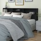 vidaXL Mueble cabecero negro 220x19x103,5 cm vidaXL Mueble cabecero negro 220x19x103,5 cm