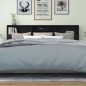 vidaXL Mueble cabecero negro 220x19x103,5 cm vidaXL Mueble cabecero negro 220x19x103,5 cm