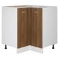 vidaXL Armario cocina madera ingeniería roble marrón 75,5x75,5x81,5 cm vidaXL Armario cocina madera ingeniería roble marrón 75,5x75,5x81,5 cm