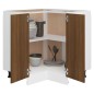 vidaXL Armario cocina madera ingeniería roble marrón 75,5x75,5x81,5 cm vidaXL Armario cocina madera ingeniería roble marrón 75,5x75,5x81,5 cm