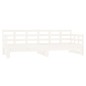 vidaXL Sofá cama extraíble madera maciza de pino blanco 2x(80x200) cm vidaXL Sofá cama extraíble madera maciza de pino blanco 2x(80x200) cm
