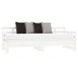 vidaXL Sofá cama extraíble madera maciza de pino blanco 2x(80x200) cm vidaXL Sofá cama extraíble madera maciza de pino blanco 2x(80x200) cm