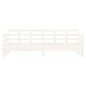 vidaXL Sofá cama extraíble madera maciza de pino blanco 2x(80x200) cm vidaXL Sofá cama extraíble madera maciza de pino blanco 2x(80x200) cm