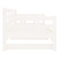 vidaXL Sofá cama extraíble madera maciza de pino blanco 2x(80x200) cm vidaXL Sofá cama extraíble madera maciza de pino blanco 2x(80x200) cm