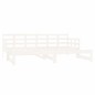 vidaXL Sofá cama extraíble madera maciza de pino blanco 2x(80x200) cm vidaXL Sofá cama extraíble madera maciza de pino blanco 2x(80x200) cm