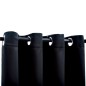 vidaXL Cortinas opacas con anillas de metal 2 uds negro 140x225 cm vidaXL Cortinas opacas con anillas de metal 2 uds negro 140x225 cm