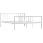 vidaXL Estructura de cama de metal blanco 160x200 cm vidaXL Estructura de cama de metal blanco 160x200 cm