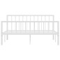 vidaXL Estructura de cama de metal blanco 160x200 cm vidaXL Estructura de cama de metal blanco 160x200 cm