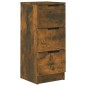 vidaXL Aparador madera contrachapada color roble ahumado 30x30x70 cm vidaXL Aparador madera contrachapada color roble ahumado 30x30x70 cm