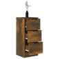 vidaXL Aparador madera contrachapada color roble ahumado 30x30x70 cm vidaXL Aparador madera contrachapada color roble ahumado 30x30x70 cm