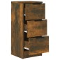 vidaXL Aparador madera contrachapada color roble ahumado 30x30x70 cm vidaXL Aparador madera contrachapada color roble ahumado 30x30x70 cm