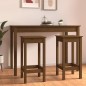 vidaXL Taburetes 2 uds madera maciza de pino marrón miel 40x40x78 cm vidaXL Taburetes 2 uds madera maciza de pino marrón miel 40x40x78 cm