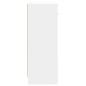 vidaXL Aparador de madera de ingeniería blanco 91x28x75 cm vidaXL Aparador de madera de ingeniería blanco 91x28x75 cm