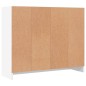vidaXL Aparador de madera de ingeniería blanco 91x28x75 cm vidaXL Aparador de madera de ingeniería blanco 91x28x75 cm