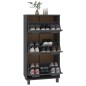 vidaXL Zapatero HAMAR madera maciza pino gris oscuro 59,5x35x117 cm vidaXL Zapatero HAMAR madera maciza pino gris oscuro 59,5x35x117 cm