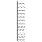 vidaXL Botellero de pared para 24 botellas hierro negro vidaXL Botellero de pared para 24 botellas hierro negro