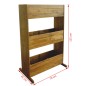 vidaXL Arriate de 3 niveles madera de acacia maciza vidaXL Arriate de 3 niveles madera de acacia maciza