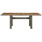 vidaXL Mesa de jardín ratán sintético marrón y madera maciza acacia vidaXL Mesa de jardín ratán sintético marrón y madera maciza acacia