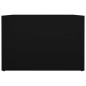 vidaXL Mesita de noche madera contrachapada negro 57x55x36 cm vidaXL Mesita de noche madera contrachapada negro 57x55x36 cm
