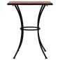 vidaXL Mesa de mosaico para cafetería cerámica terracota 60 cm vidaXL Mesa de mosaico para cafetería cerámica terracota 60 cm