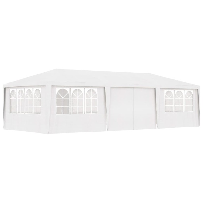 vidaXL Carpa profesional para fiestas con paredes blanco 90 g/m² 4x9 m vidaXL Carpa profesional para fiestas con paredes blanco 90 g/m² 4x9 m
