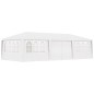 vidaXL Carpa profesional para fiestas con paredes blanco 90 g/m² 4x9 m vidaXL Carpa profesional para fiestas con paredes blanco 90 g/m² 4x9 m