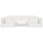 vidaXL Carpa profesional para fiestas con paredes blanco 90 g/m² 4x9 m vidaXL Carpa profesional para fiestas con paredes blanco 90 g/m² 4x9 m