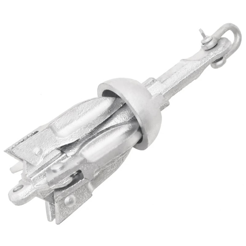 vidaXL Ancla plegable hierro maleable plateado 0,7 kg vidaXL Ancla plegable hierro maleable plateado 0,7 kg