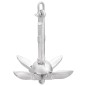 vidaXL Ancla plegable hierro maleable plateado 0,7 kg vidaXL Ancla plegable hierro maleable plateado 0,7 kg