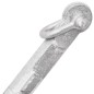 vidaXL Ancla plegable hierro maleable plateado 0,7 kg vidaXL Ancla plegable hierro maleable plateado 0,7 kg