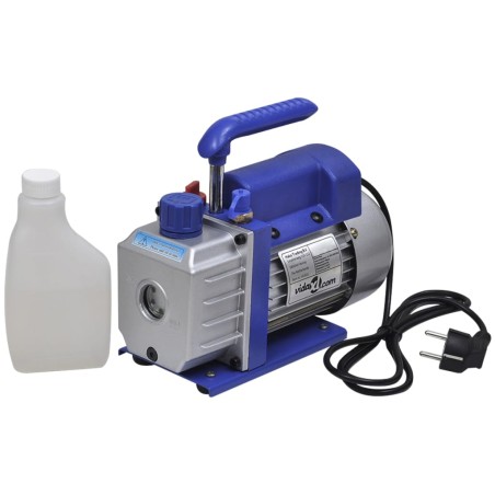 vidaXL Cámara de vacío con bomba de una etapa 7,4 L