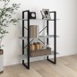 vidaXL Estantería madera contrachapada gris Sonoma 80x30x105 cm vidaXL Estantería madera contrachapada gris Sonoma 80x30x105 cm