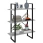 vidaXL Estantería madera contrachapada gris Sonoma 80x30x105 cm vidaXL Estantería madera contrachapada gris Sonoma 80x30x105 cm