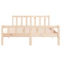 vidaXL Estructura de cama madera maciza 120x200 cm