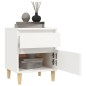 vidaXL Mesitas de noche 2 unidades color blanco 40x35x50 cm vidaXL Mesitas de noche 2 unidades color blanco 40x35x50 cm