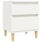 vidaXL Mesitas de noche 2 unidades color blanco 40x35x50 cm vidaXL Mesitas de noche 2 unidades color blanco 40x35x50 cm