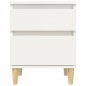 vidaXL Mesitas de noche 2 unidades color blanco 40x35x50 cm vidaXL Mesitas de noche 2 unidades color blanco 40x35x50 cm