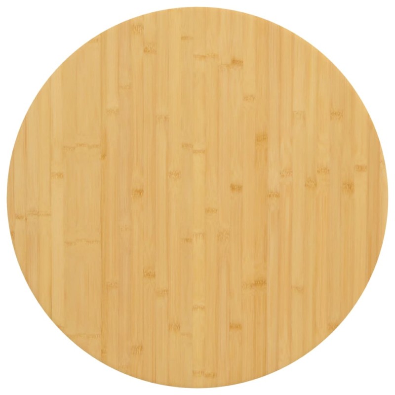 vidaXL Tablero de mesa de bambú Ø80x2,5 cm vidaXL Tablero de mesa de bambú Ø80x2,5 cm