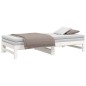 vidaXL Sofá cama extraíble madera maciza de pino blanco 2x(75x190) cm vidaXL Sofá cama extraíble madera maciza de pino blanco 2x(75x190) cm