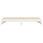 vidaXL Sofá cama extraíble madera maciza de pino blanco 2x(75x190) cm vidaXL Sofá cama extraíble madera maciza de pino blanco 2x(75x190) cm