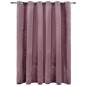 vidaXL Cortina opaca y anillas metal terciopelo rosa viejo 290x245cm vidaXL Cortina opaca y anillas metal terciopelo rosa viejo 290x245cm