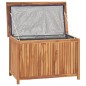 vidaXL Caja de almacenaje de jardín madera maciza de teca 90x50x58 cm vidaXL Caja de almacenaje de jardín madera maciza de teca 90x50x58 cm