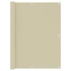 vidaXL Toldo para balcón tela oxford crema 120x300 cm