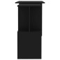 vidaXL Escritorio de esquina madera contrachapada negro 200x50x76 cm vidaXL Escritorio de esquina madera contrachapada negro 200x50x76 cm