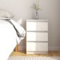 vidaXL Mesita de noche madera maciza de pino blanca 40x29,5x64 cm vidaXL Mesita de noche madera maciza de pino blanca 40x29,5x64 cm