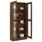 vidaXL Vitrina madera contrachapada roble marrón 82,5x30,5x185,5 cm