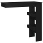 vidaXL Mesa de bar de pared madera contrachapada negro 102x45x103,5cm vidaXL Mesa de bar de pared madera contrachapada negro 102x45x103,5cm