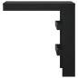 vidaXL Mesa de bar de pared madera contrachapada negro 102x45x103,5cm vidaXL Mesa de bar de pared madera contrachapada negro 102x45x103,5cm