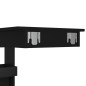vidaXL Mesa de bar de pared madera contrachapada negro 102x45x103,5cm vidaXL Mesa de bar de pared madera contrachapada negro 102x45x103,5cm