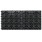 vidaXL Baldosas 6 unidades WPC gris 1m² 60x30 cm